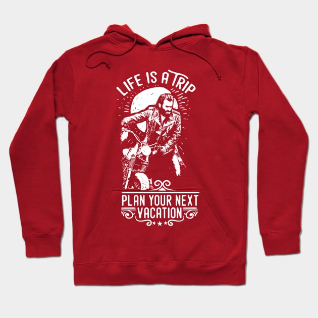 Live is a trip Hoodie by ByVili